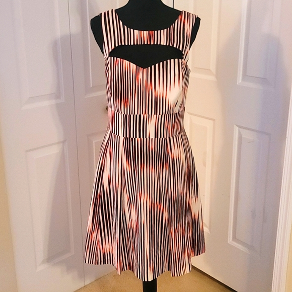 Guess Dresses & Skirts - ☆ Guess ☆ Striped Fit & Flare Sleeveless Dress Size 12
